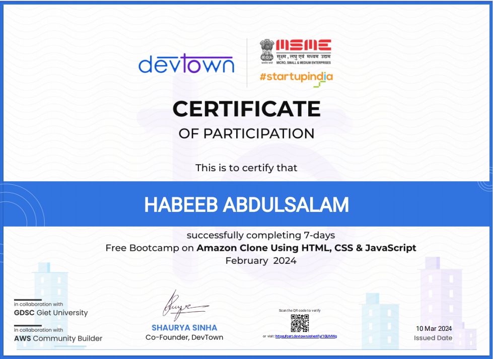 Certificate 2